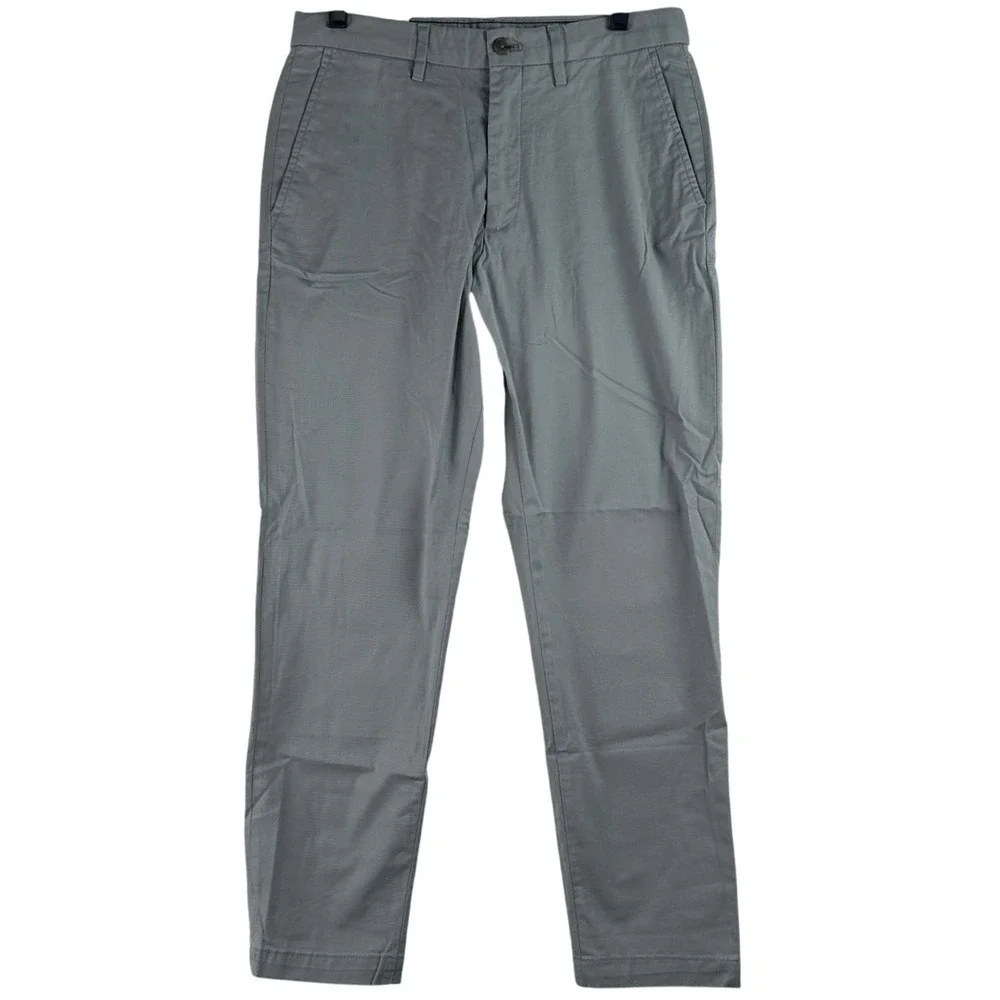 Banana Republic Lived-In Athletic Chino Mens 30x30 Grey Business Casual Classic